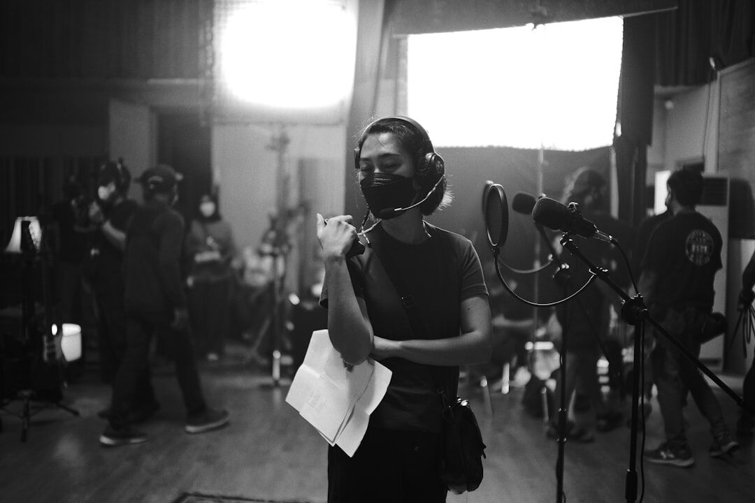 Studio portrait of a female broadcast production instructor